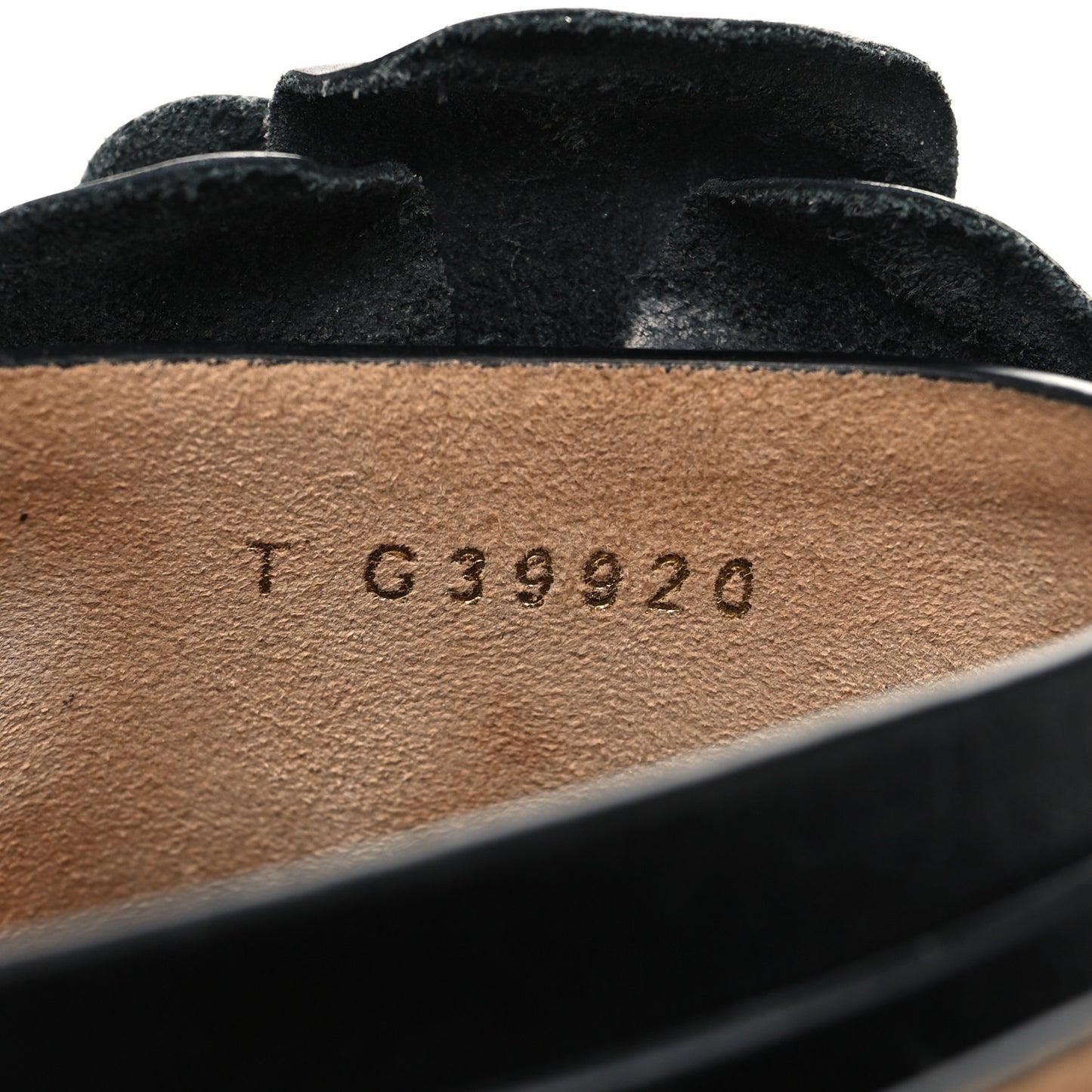 Calfskin Camellia Clogs 36 Black