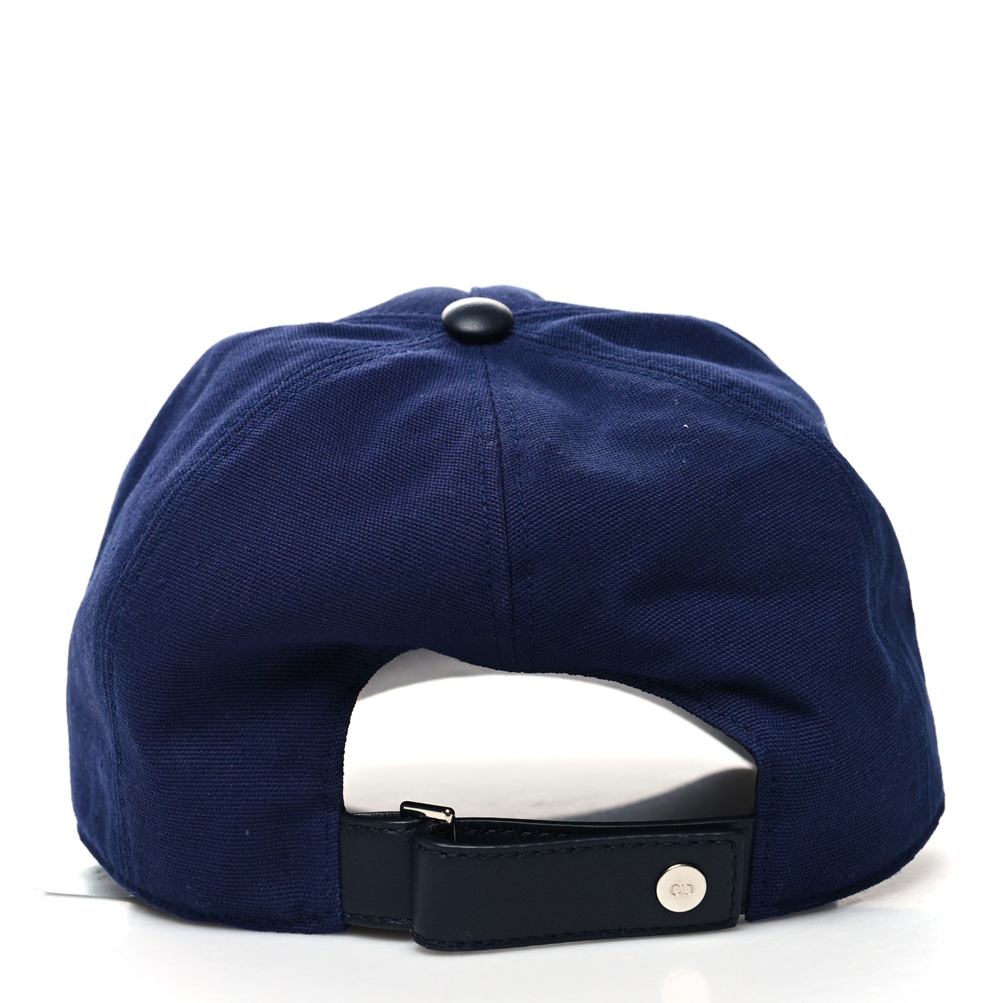 Cotton Embroided Baseball Cap M Blue
