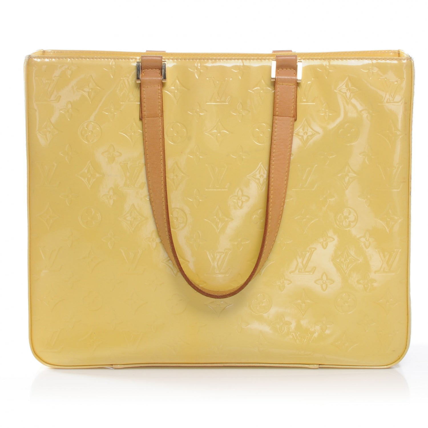 Louis Vuitton Vernis Columbus Lime 1 of 8