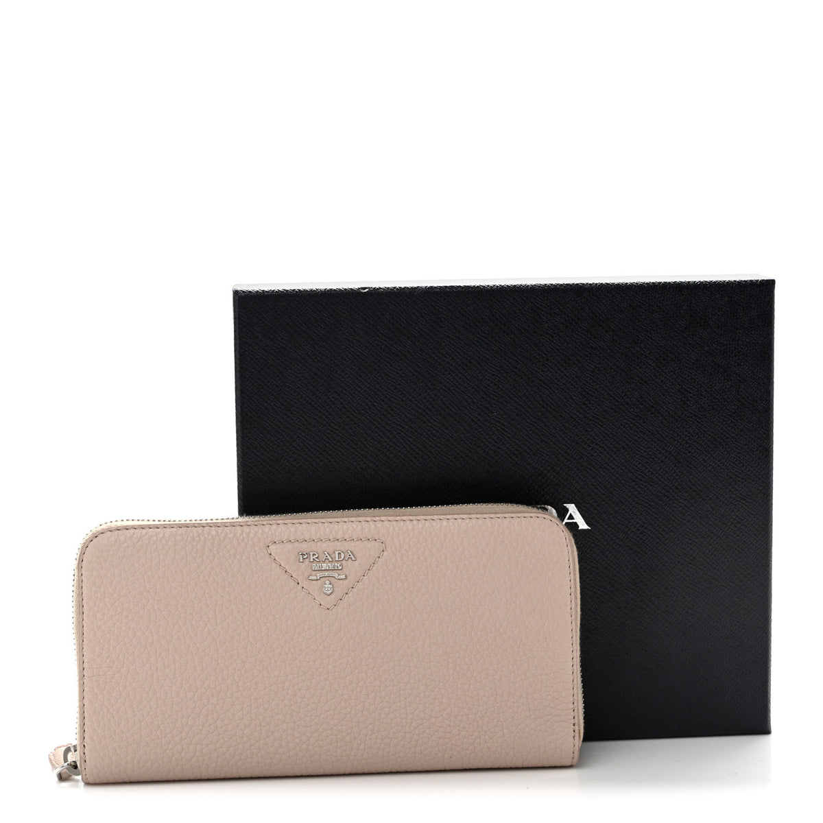 Vitello Daino Triangle Zip Around Wallet Ninfea
