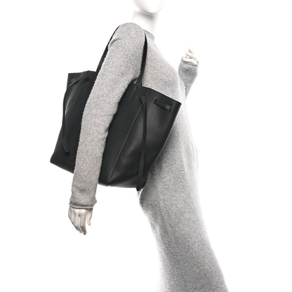 Celine Soft Grained Calfskin Small Belt Cabas Phantom Black 2 of 10