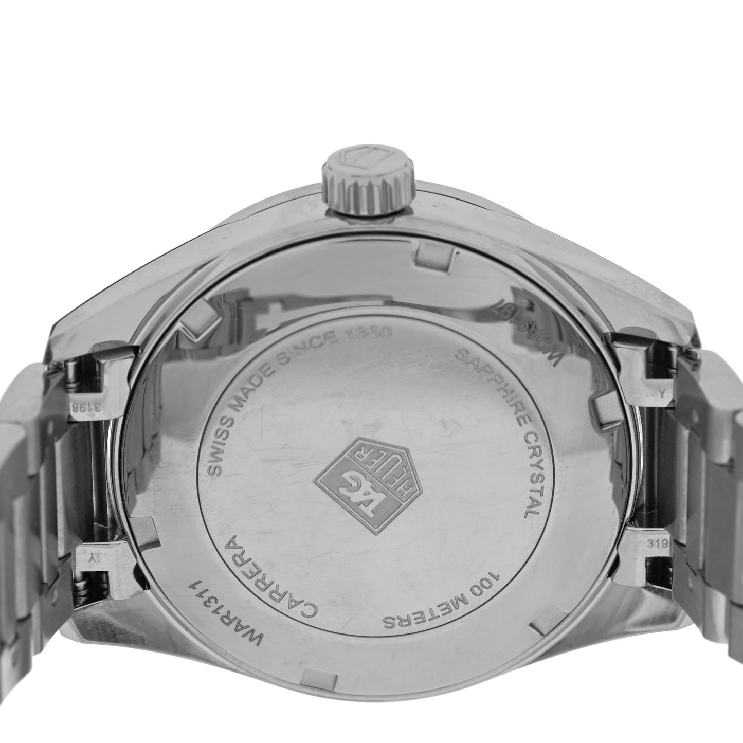 Stainless Steel Mother of Pearl 32mm Carrera Lady Quartz Watch WAR1311