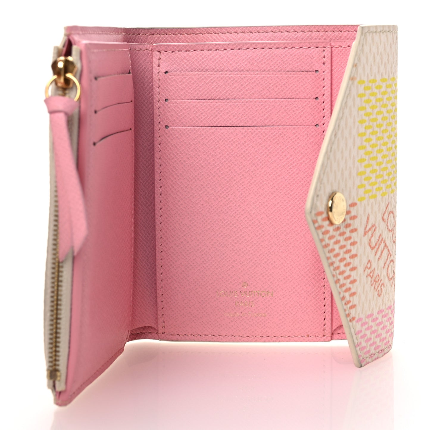 Giant Damier Victorine Wallet Peach