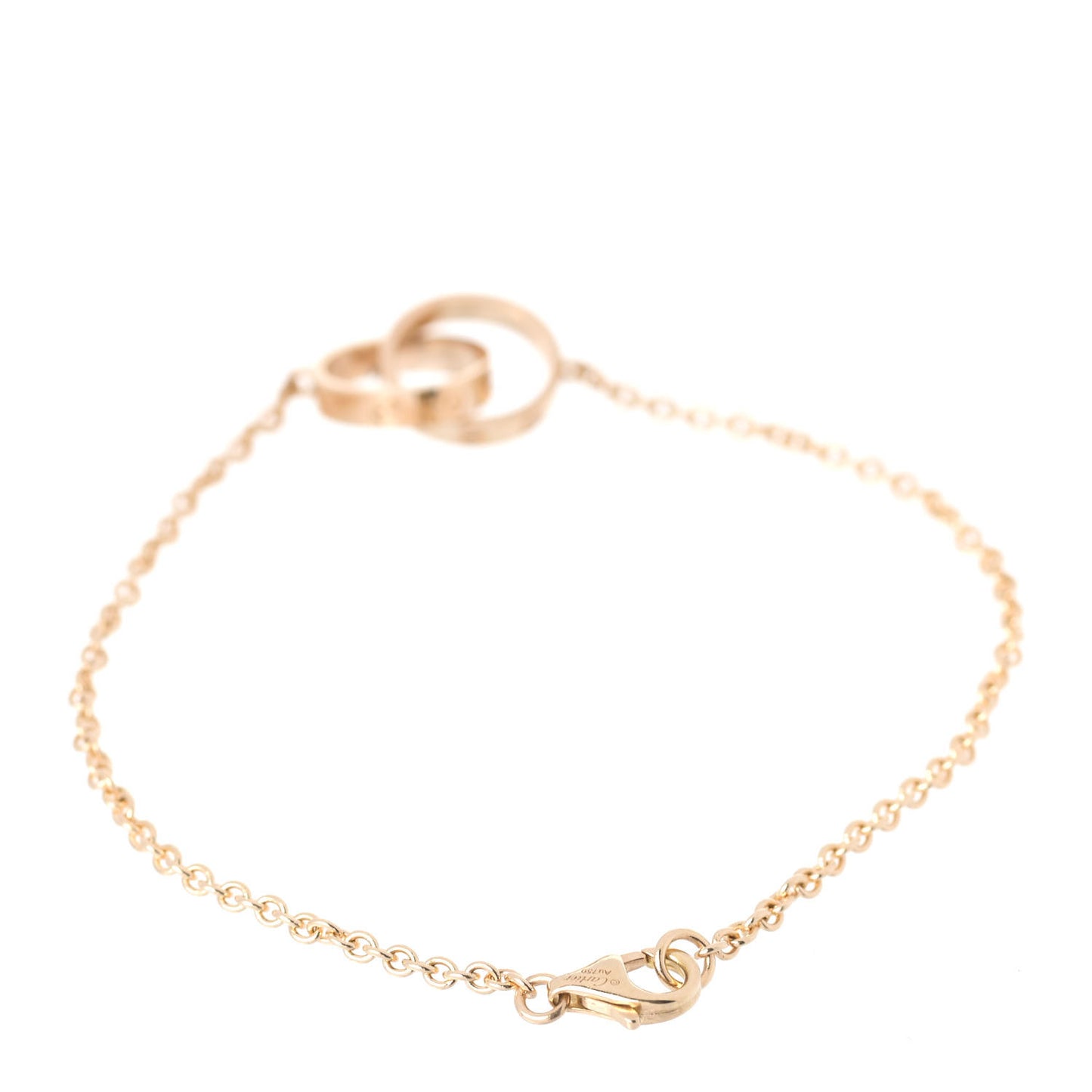 18K Yellow Gold Interlocking LOVE Bracelet