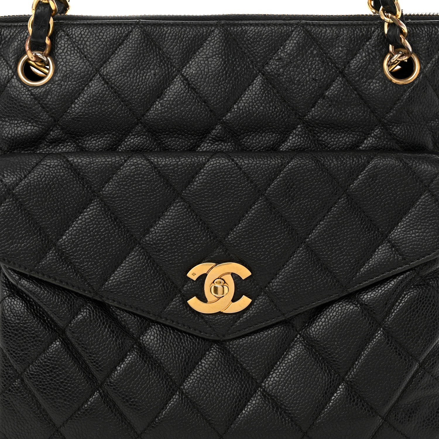Chanel Caviar Quilted Flap Shoulder Bag Black 9 of 14