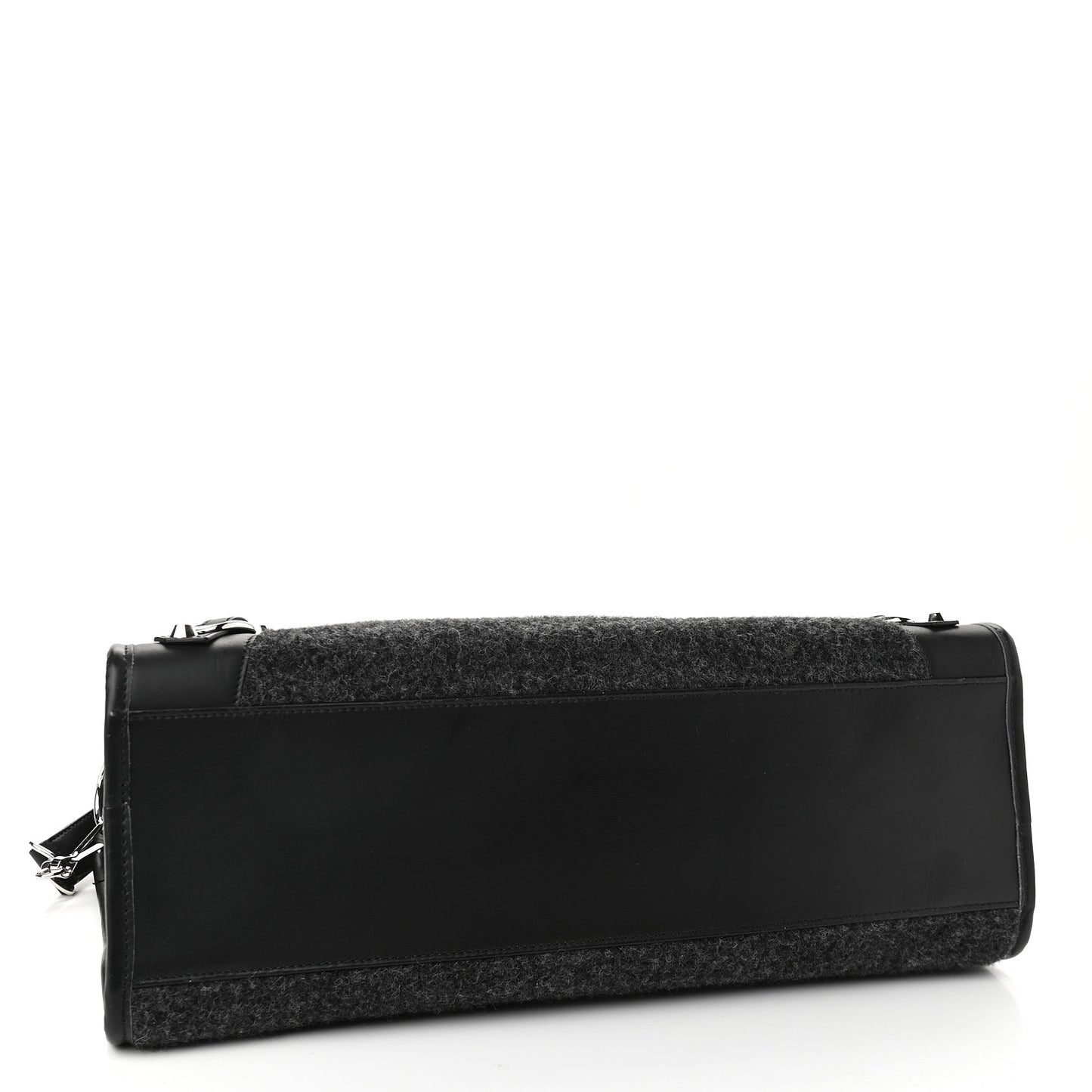 Alpaca Calfskin Classic Silver Hardware City Black