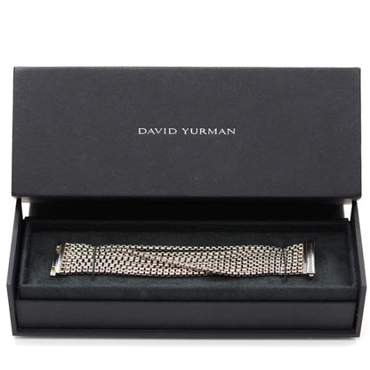 David Yurman Sterling Silver Eight-Row Box Chain Bracelet 1 of 5