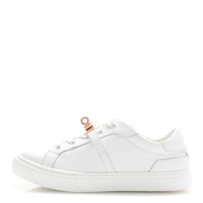 Hermes Calfskin Day Sneakers 35.5 White 1 of 11