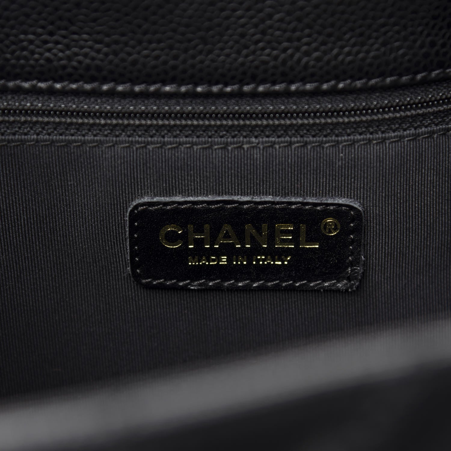 Chanel Caviar Quilted Grand Shopping Tote GST Black 6 of 10