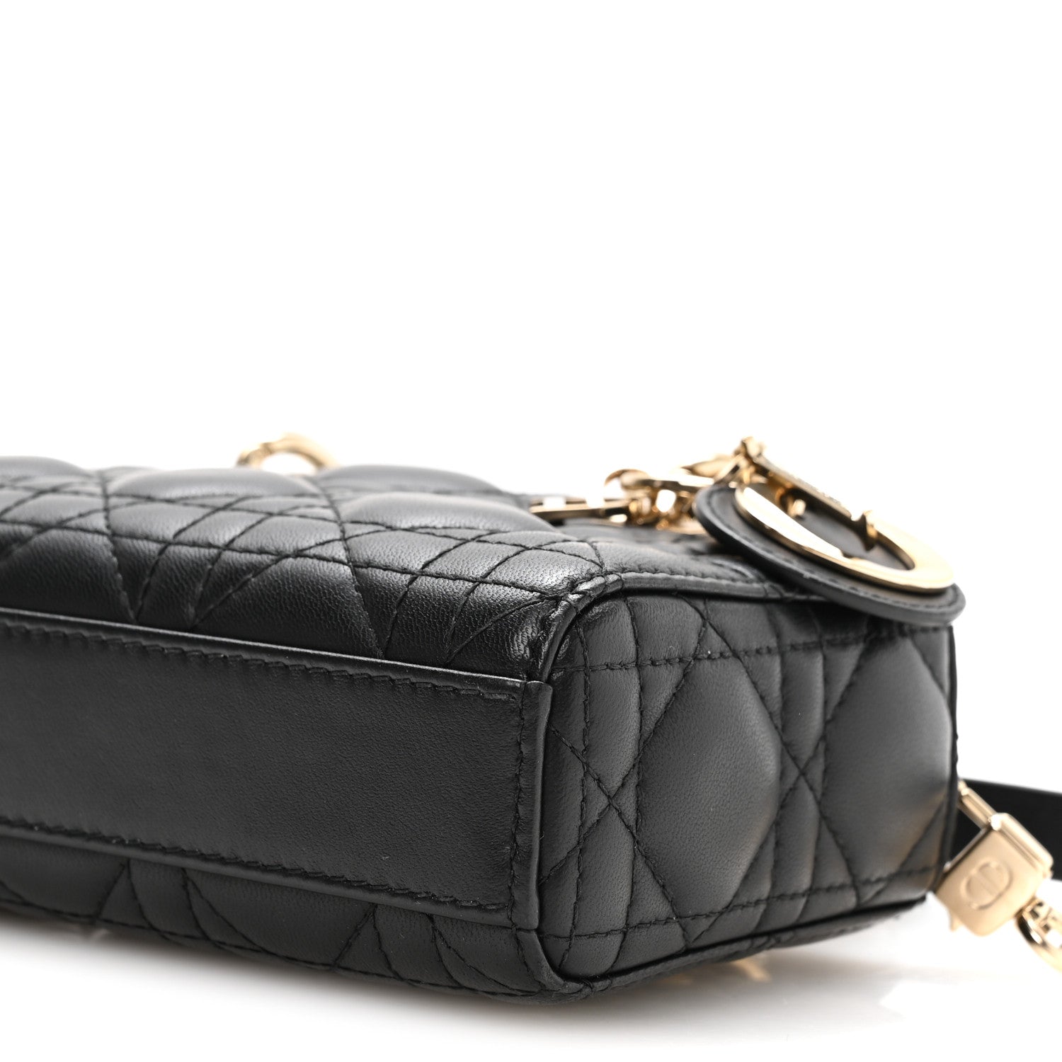 Christian Dior Lambskin Cannage Micro Lady D-Joy Black 10 of 10