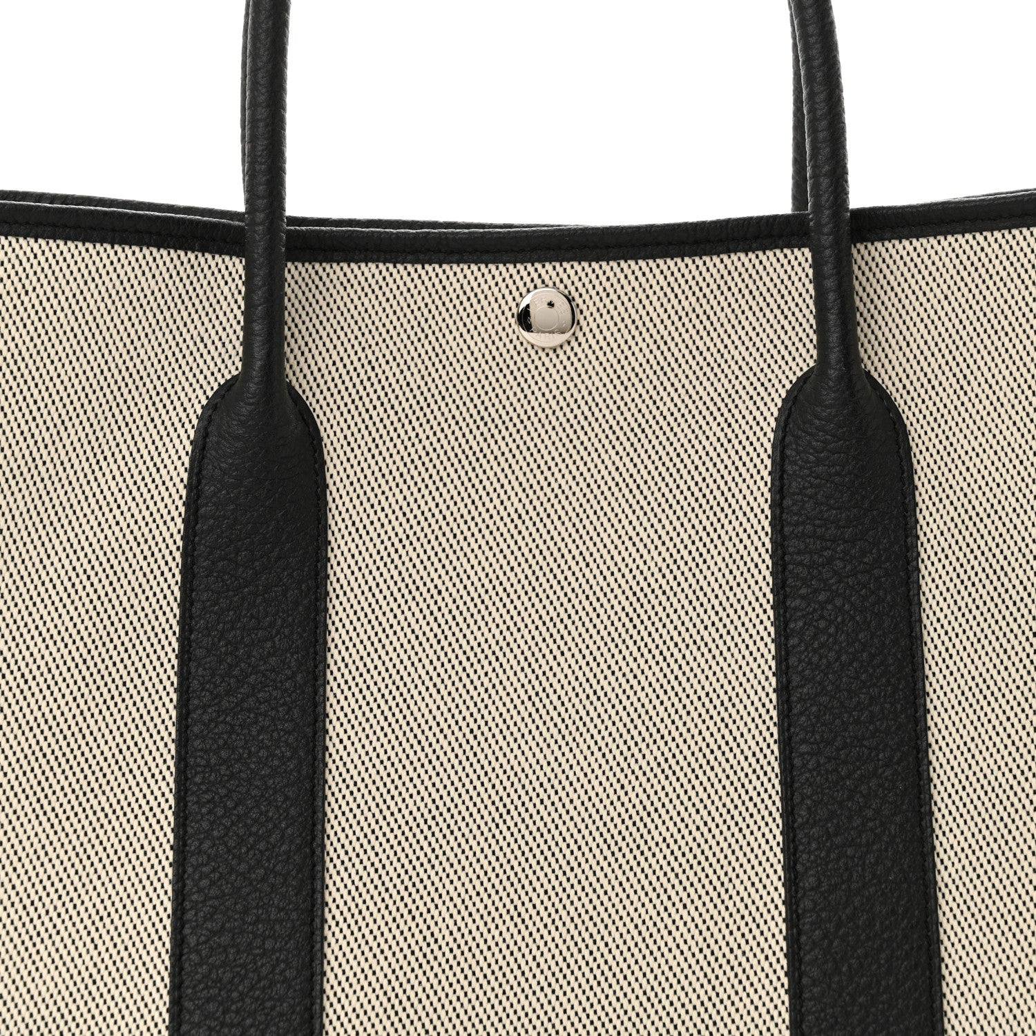 Hermes Toile Buffle Skipper Garden Party 36 MM Tote Black 7 of 15