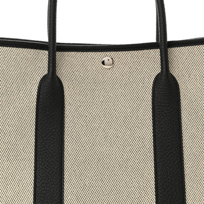 Hermes Toile Buffle Skipper Garden Party 36 MM Tote Black 7 of 15