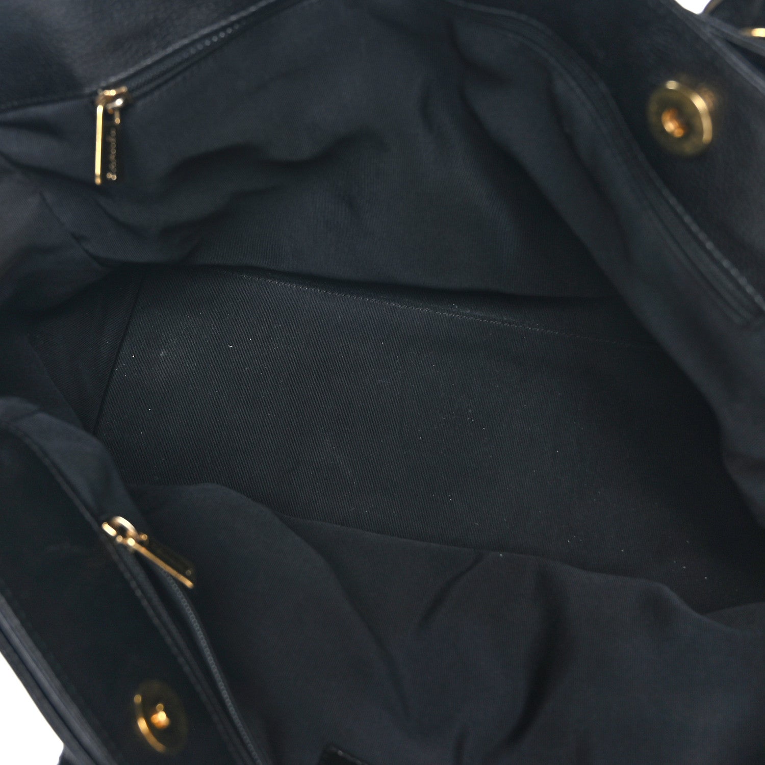 Chanel Deerskin Cerf Executive Shopper Tote Black 5 of 12