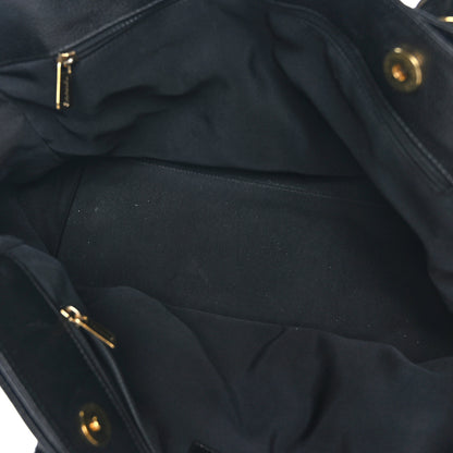 Chanel Deerskin Cerf Executive Shopper Tote Black 5 of 12