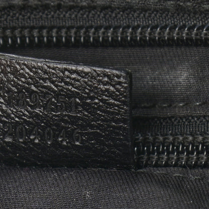 Gucci Monogram Web Medium Flat Messenger Bag Black 7 of 12