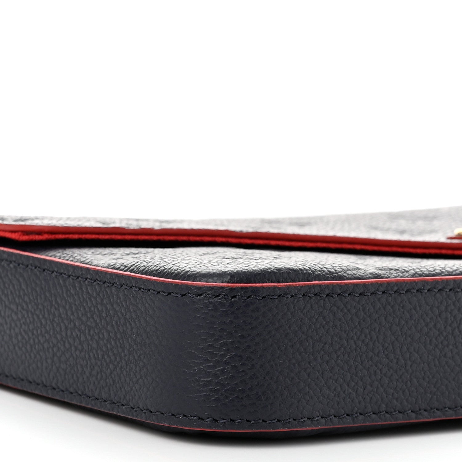Louis Vuitton Empreinte Pochette Felicie Chain Wallet Marine Rouge 10 of 12
