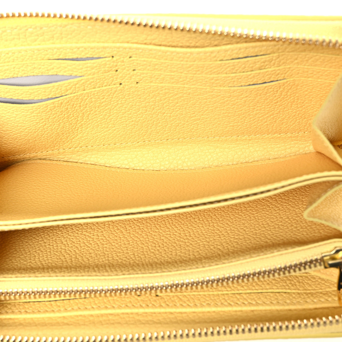 Empreinte Monogram Zippy Wallet Lemon Curd Yellow