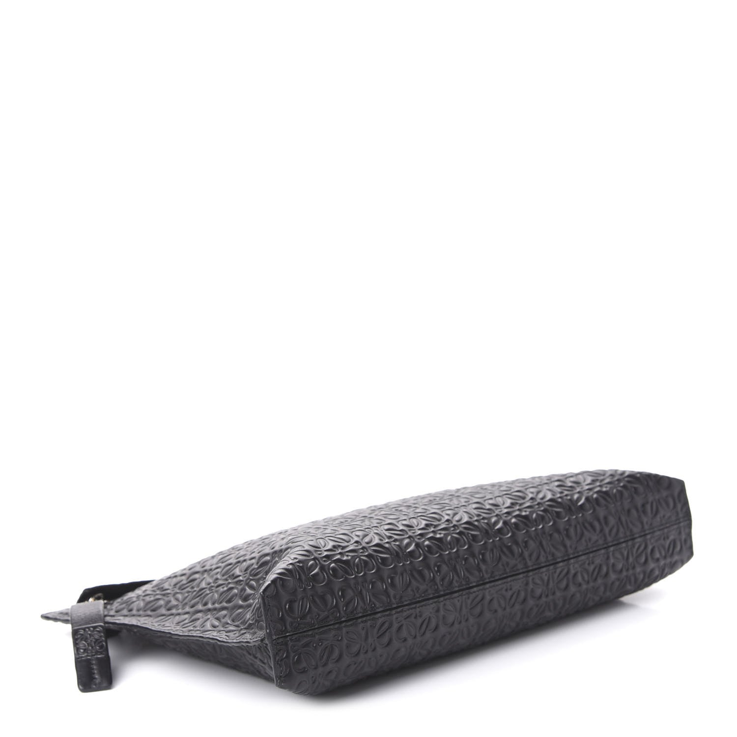 Loewe Calfskin Embossed Repeat T Pouch Black 4 of 10