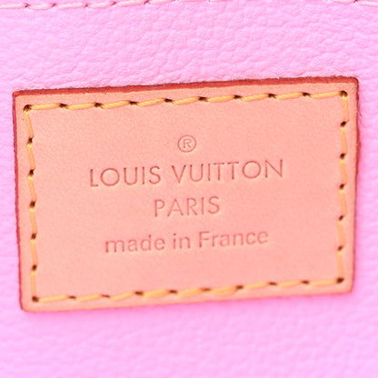 Louis Vuitton Monogram Multicolor Cosmetic Pouch White Litchi 6 of 7