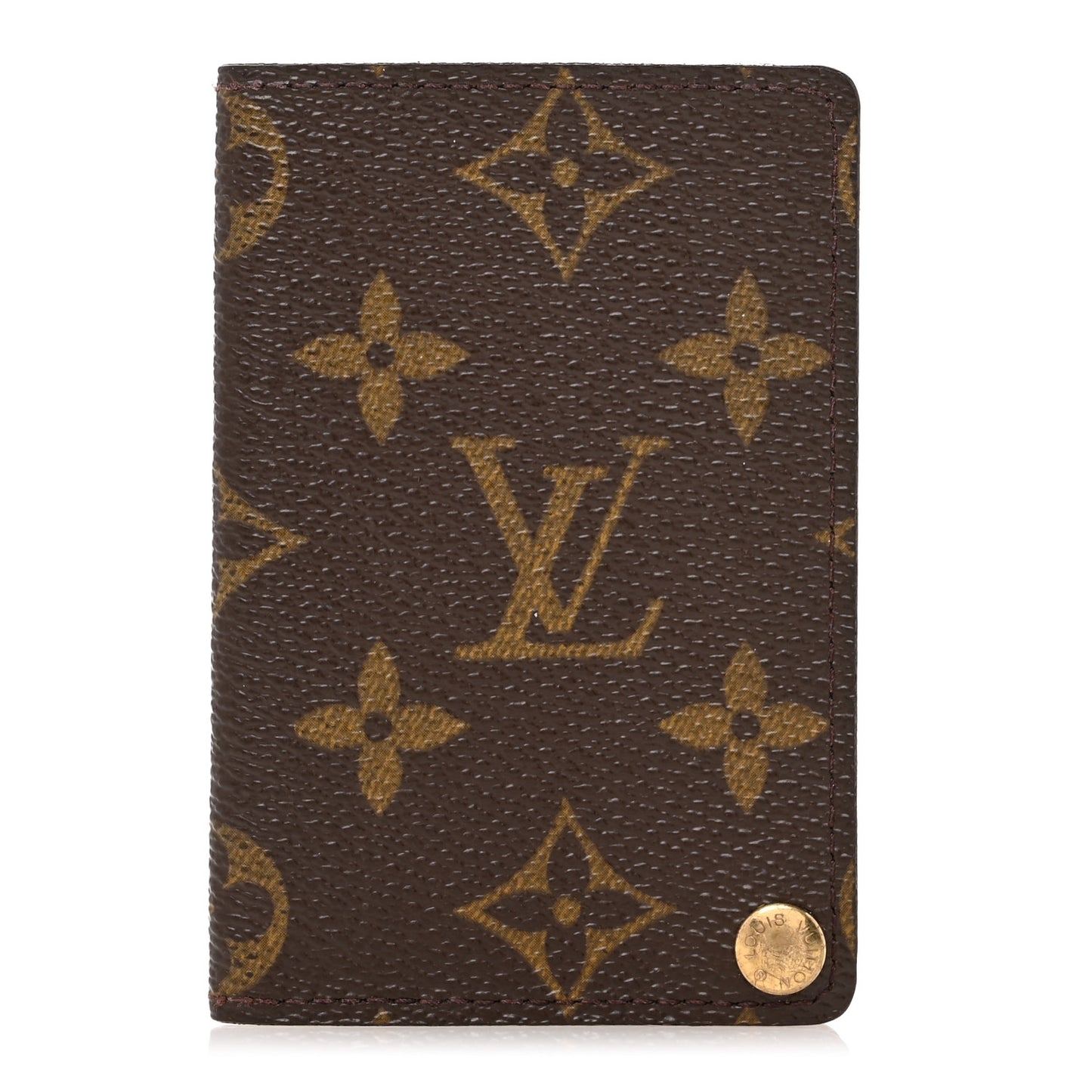 Monogram Credit Card Photo Holder
