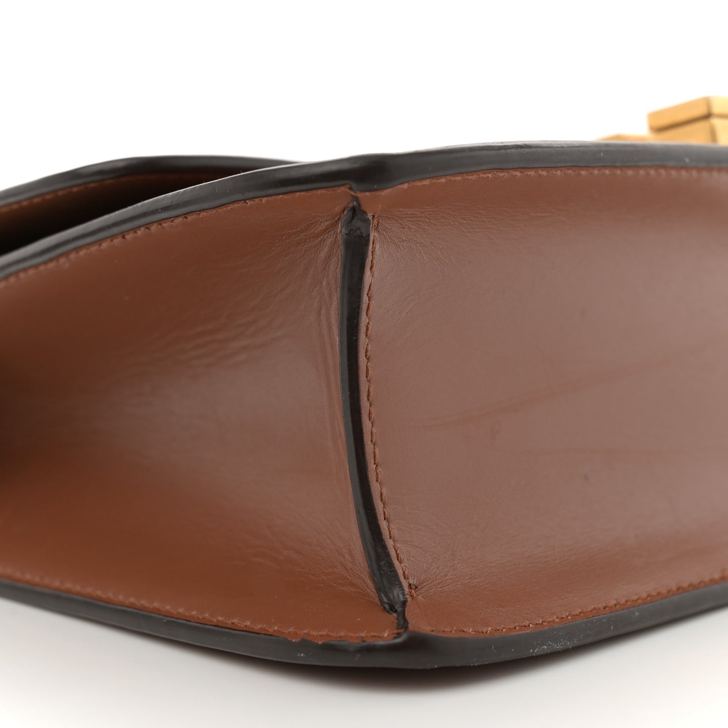 Smooth Calfskin Carre Satchel Brick
