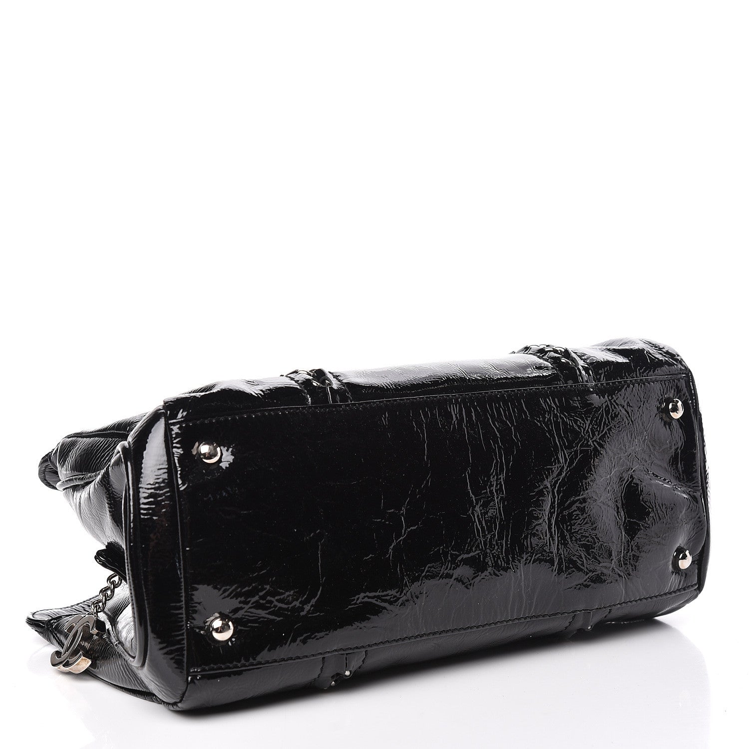Chanel Patent Calfskin Small Luxe Ligne Tote Black 4 of 11