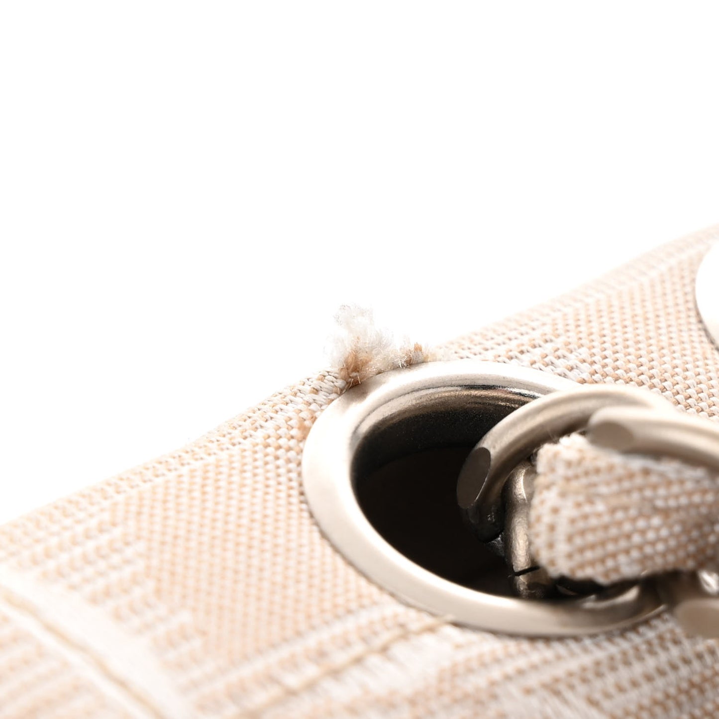 Nylon Medium Travel Flap Light Beige