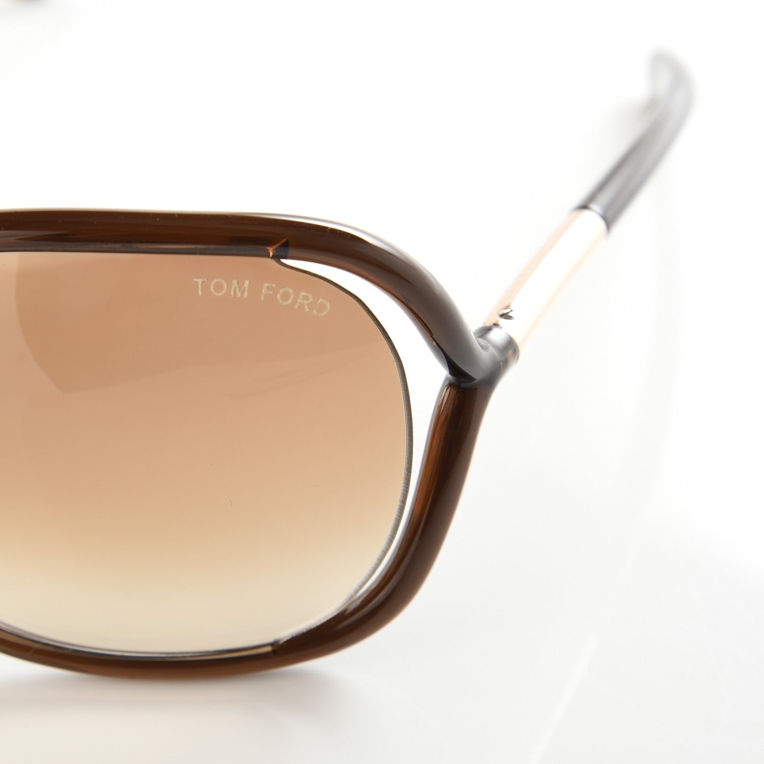 Tom Ford Raquel Sunglasses TF76 Dark Brown 7 of 8