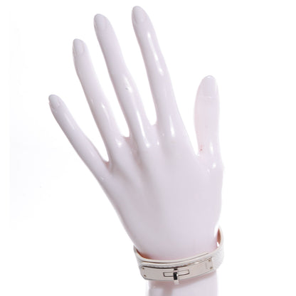 Hermes Epsom Kelly Single Tour Bracelet White L 2 of 5