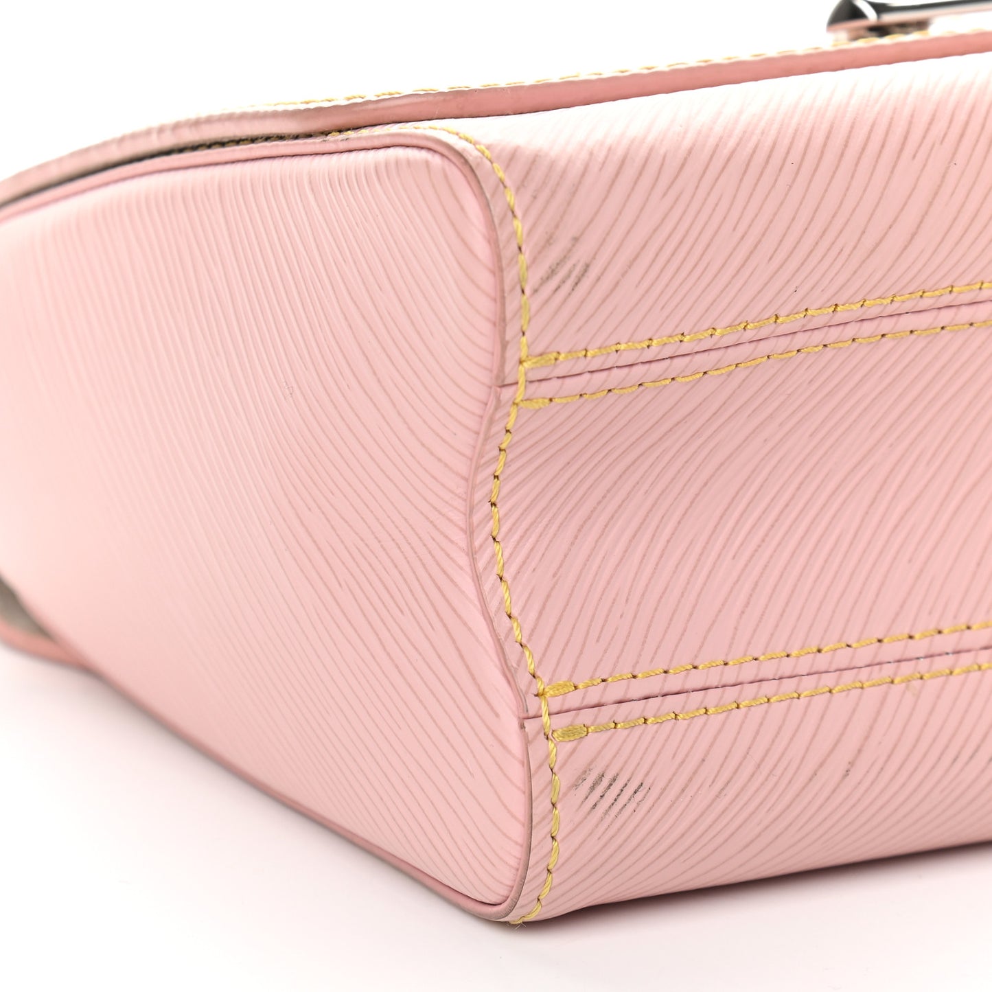 Epi Twist Shoulder Bag MM Rose Ballerine