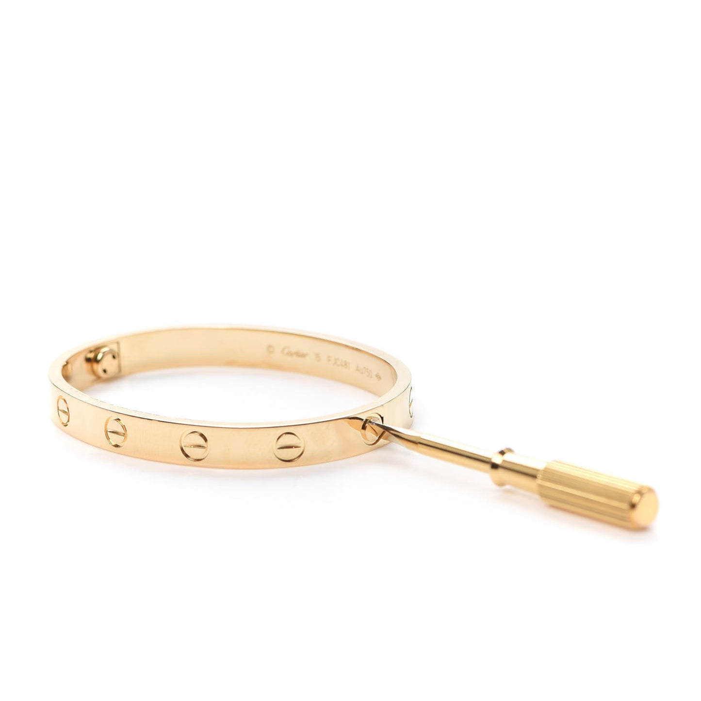 18K Yellow Gold LOVE Bracelet 15