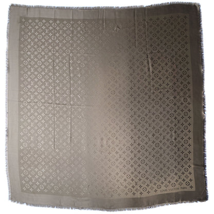 Louis Vuitton Silk Wool Monogram Shawl Verone 3 of 5