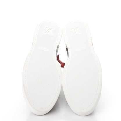 Louis Vuitton Calfskin Patent Monogram Stellar Sneaker Boots 35 Rouge 5 of 9