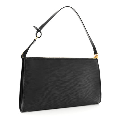 Louis Vuitton Epi Pochette Accessories 24 Black 3 of 10