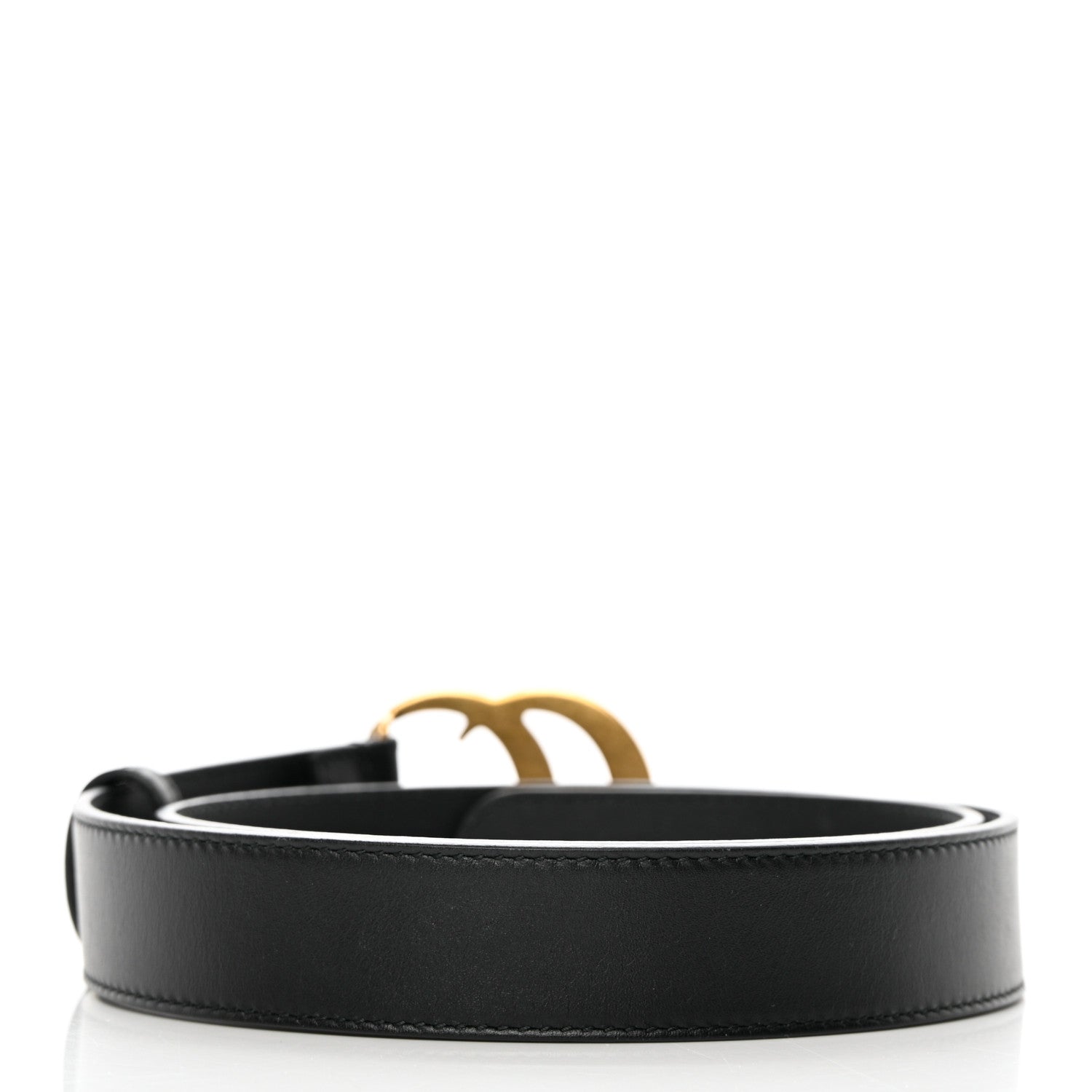 Gucci Calfskin Double G 30mm Belt 75 30 Black 3 of 10