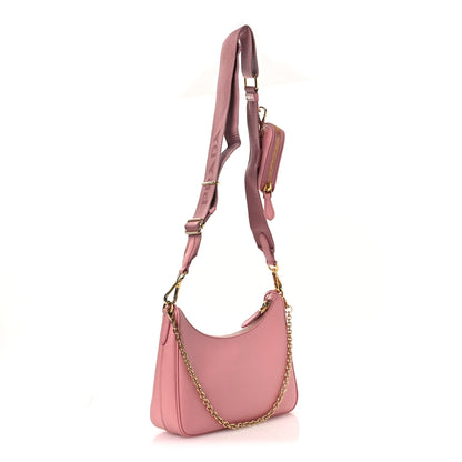 Prada Saffiano Lux Re-Edition 2005 Shoulder Bag Petalo 2 of 14