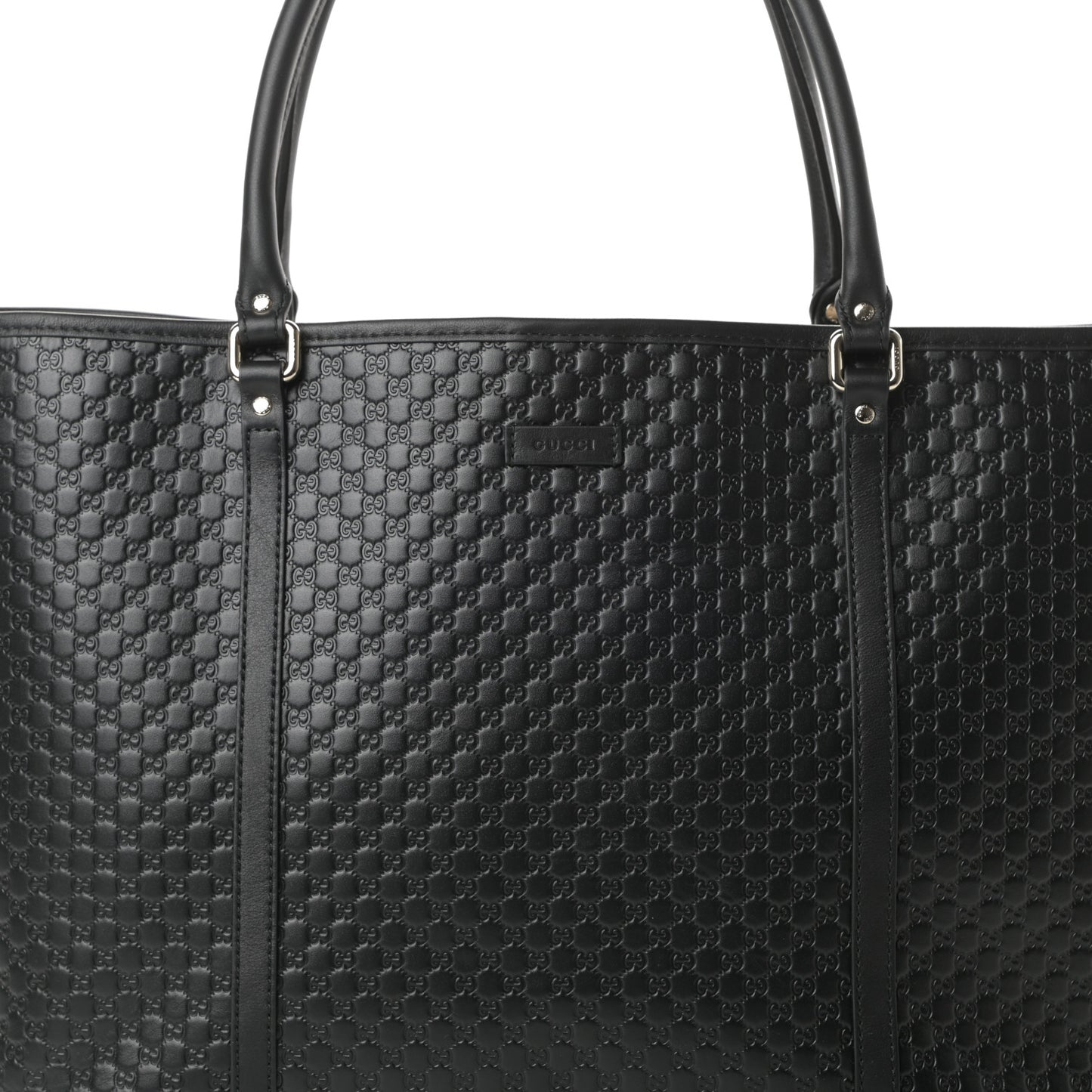 Microguccissima Large Joy Tote Black