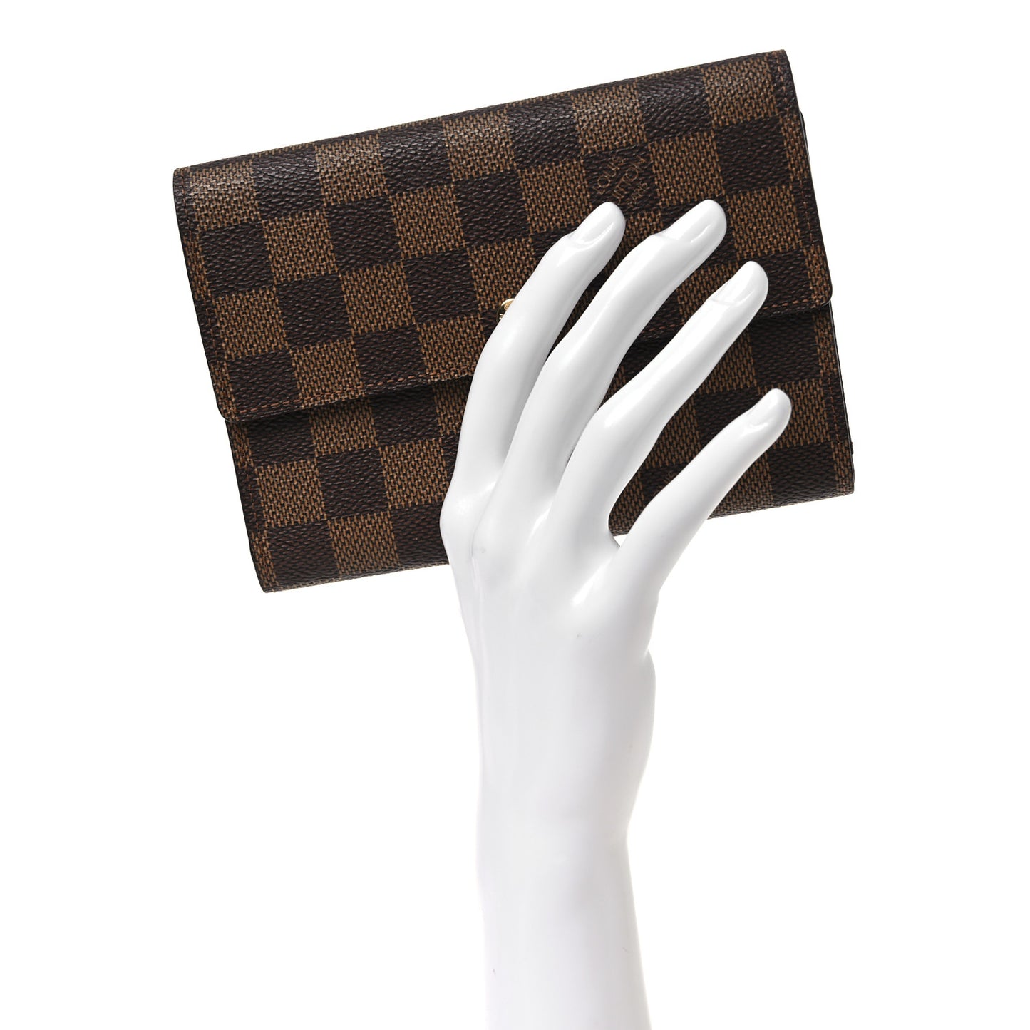 Damier Ebene Porte Tresor Etui Papier Wallet