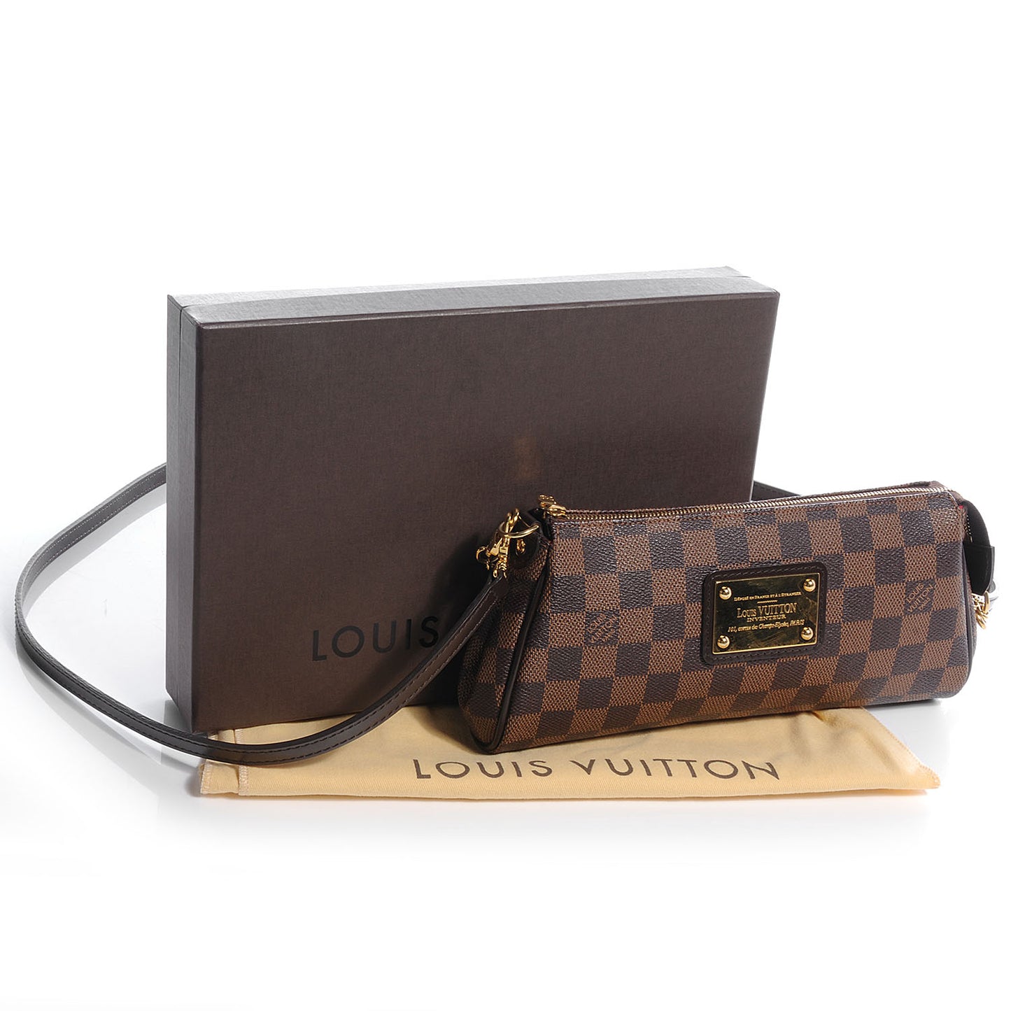 Damier Ebene Eva Clutch
