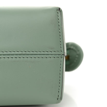 Fendi Vitello King Plexiglass Logo Embossed Mini By The Way Top Handle Boston Bag Menta 10 of 11