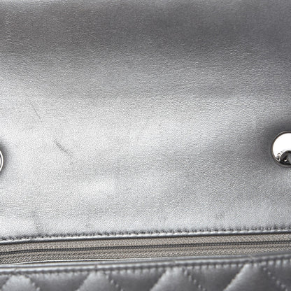 Chanel Metallic Lambskin Quilted Mini Rectangular Flap Silver 8 of 13