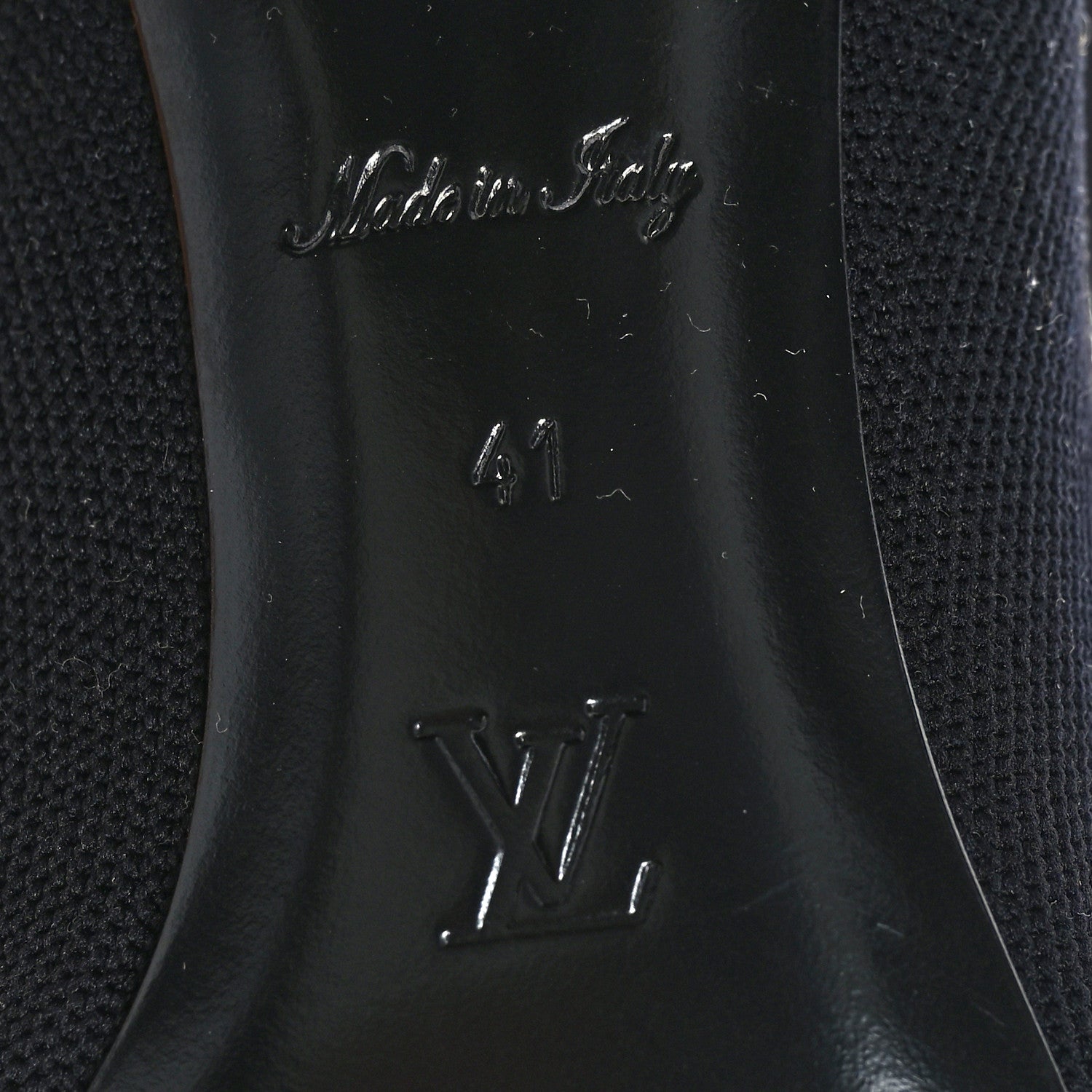 Louis Vuitton Monogram Stretch Fabric Silhouette Ankle Boots 41 Black 6 of 7