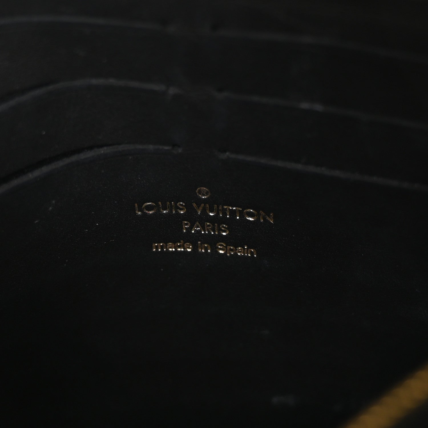 Louis Vuitton Damier Ebene Vavin Chain Wallet Black 6 of 12