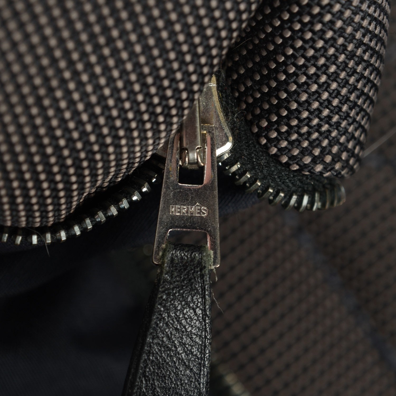 Hermes Canvas Herline Cabas Grey 11 of 13
