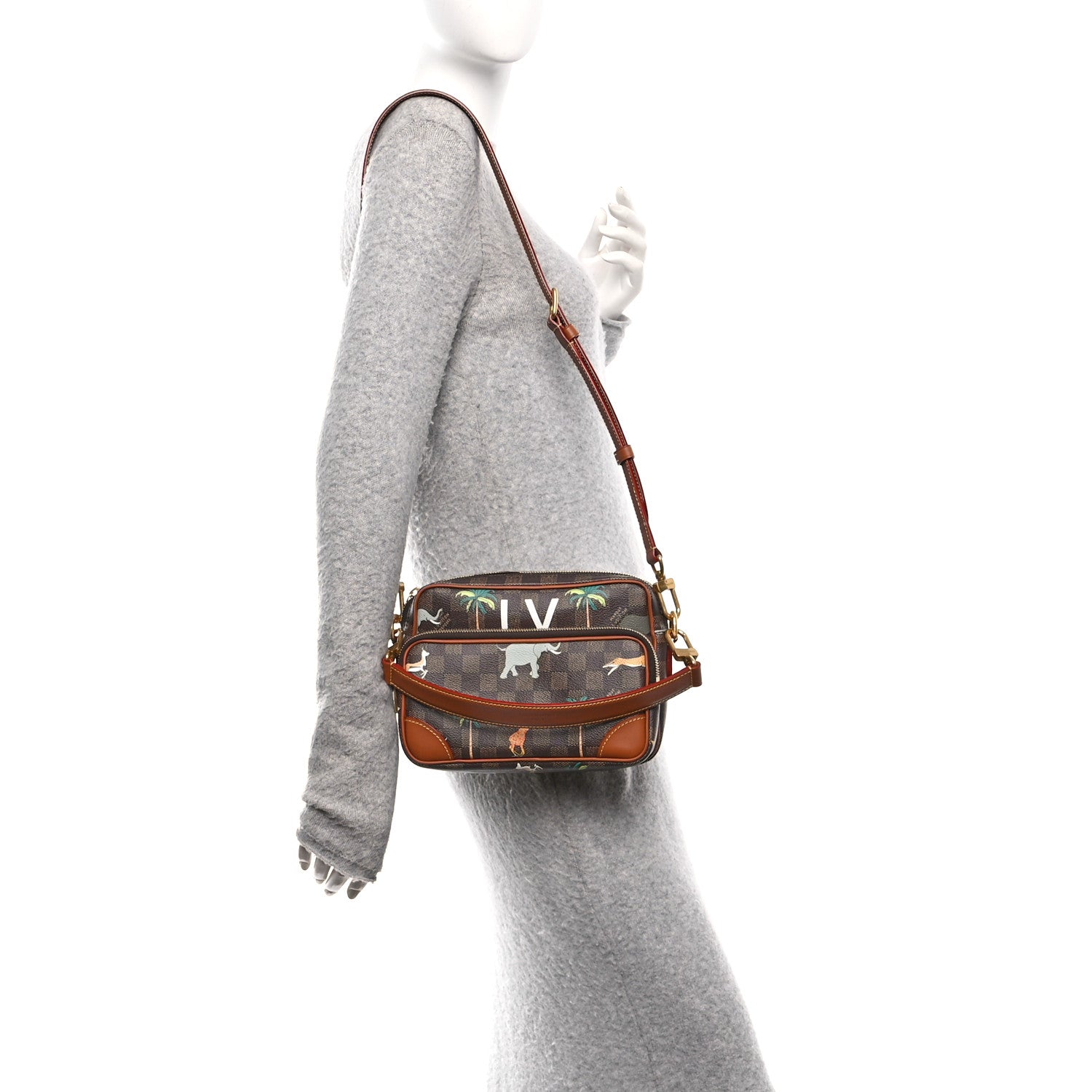 Louis Vuitton X The DARJEELING LIMITED Damier Ebene Nil MM 1816033
