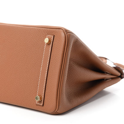 Hermes Togo Birkin 30 Gold 7 of 11