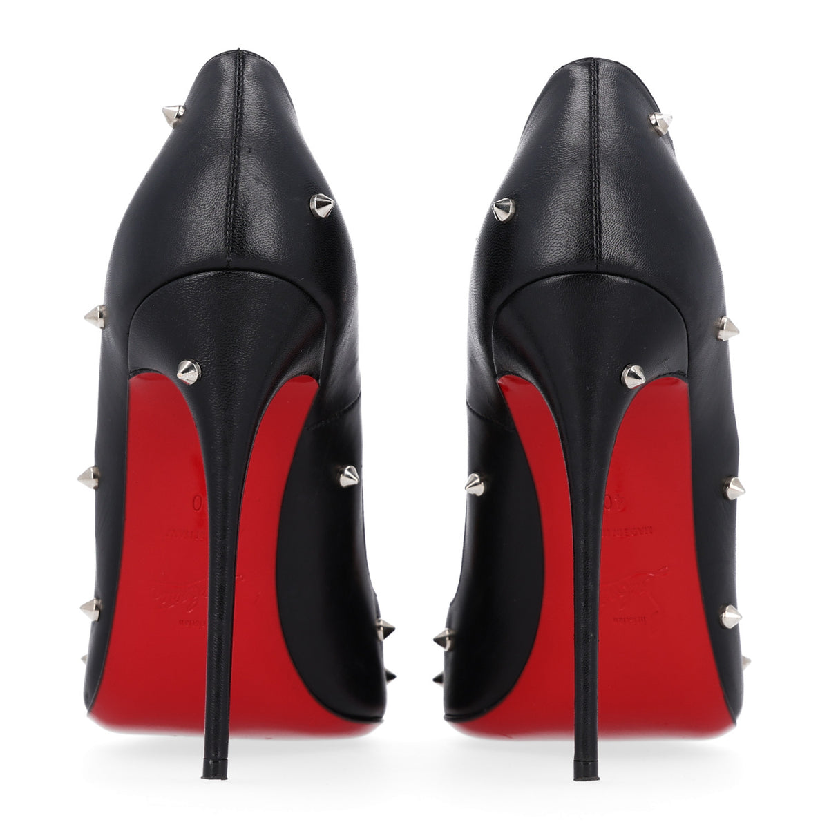 Christian Louboutin Kid Degraspike 120 Pumps 40 Black 6 of 9
