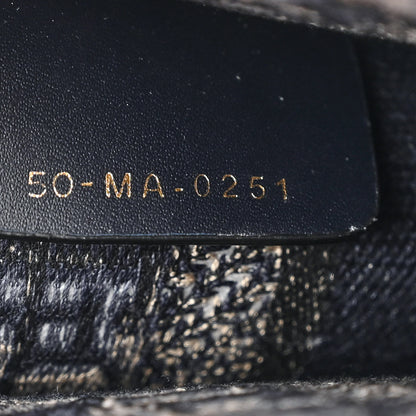 Christian Dior Oblique Mini Book Tote Blue Multicolor 7 of 12