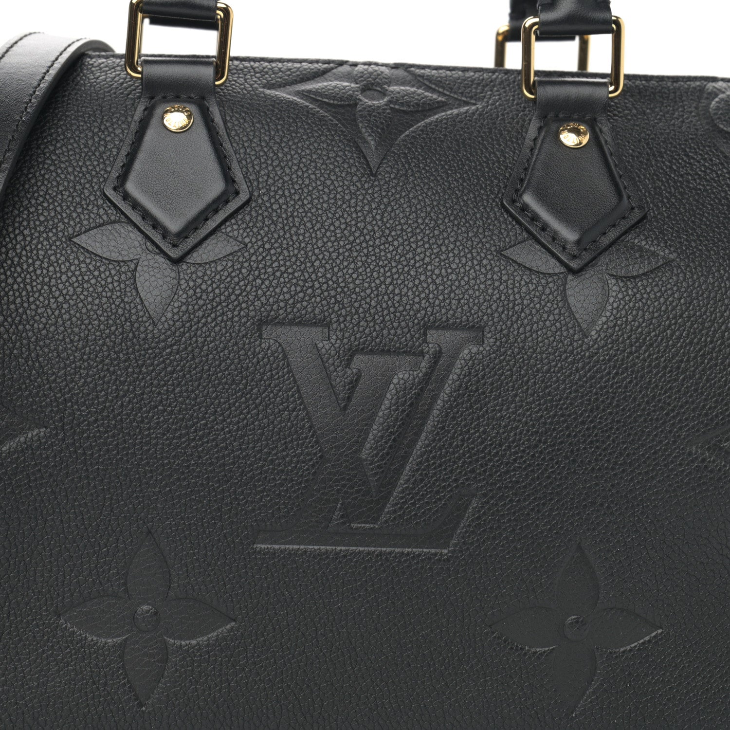Louis Vuitton Empreinte Monogram Giant Wild At Heart Speedy Bandouliere 25 Black 7 of 9