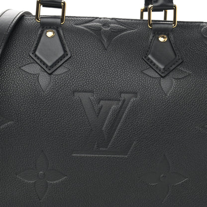 Louis Vuitton Empreinte Monogram Giant Wild At Heart Speedy Bandouliere 25 Black 7 of 9